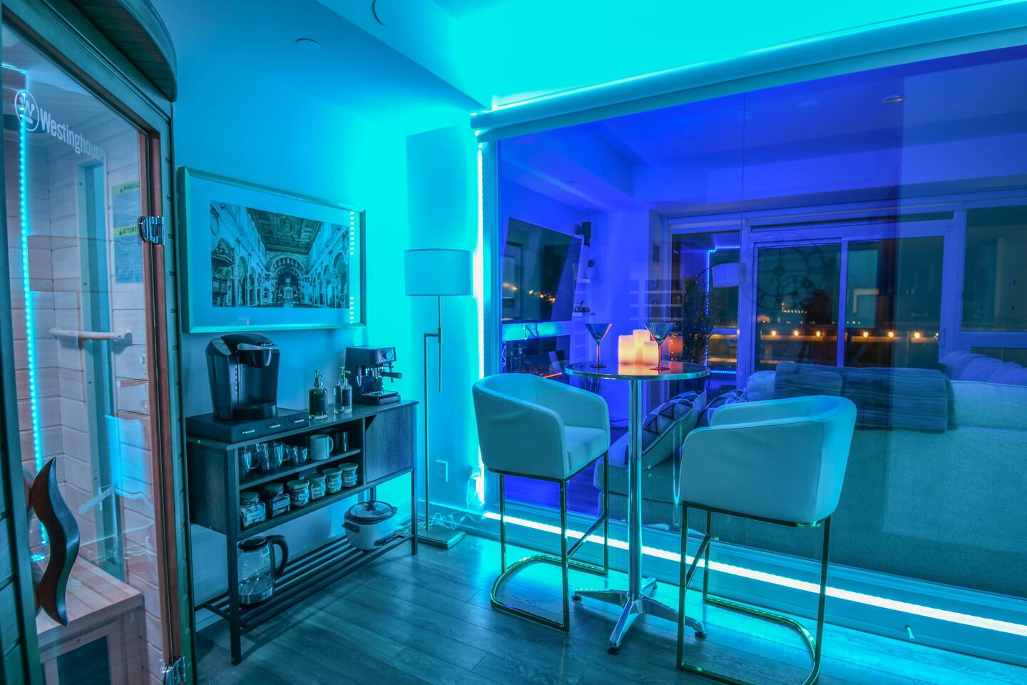 Sauna*King Bed*Fireplace*SmartTV